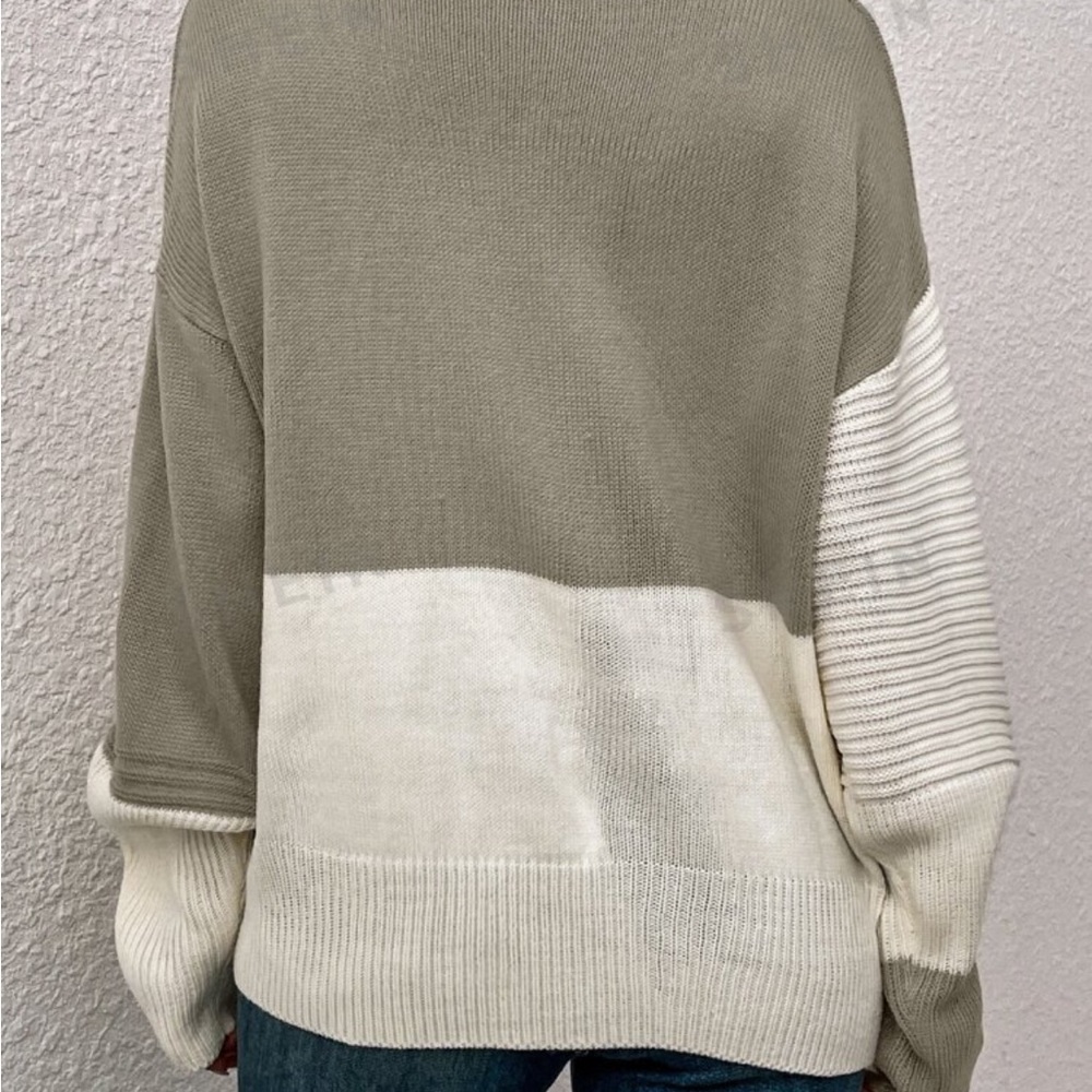Shein Color Block Sweater - Picture 3 of 3